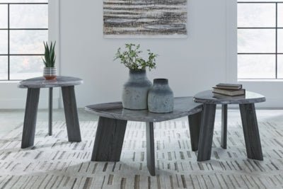 Bluebond Table (Set of 3) - Dark Gray Table Set modern furniture Contempo Furniture