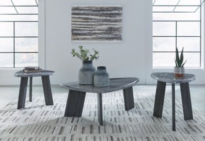 Bluebond Table (Set of 3) - Dark Gray Table Set modern furniture Contempo Furniture