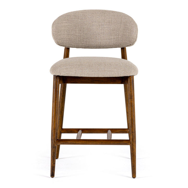 Blum - Modern Beige Linen Counter Chair