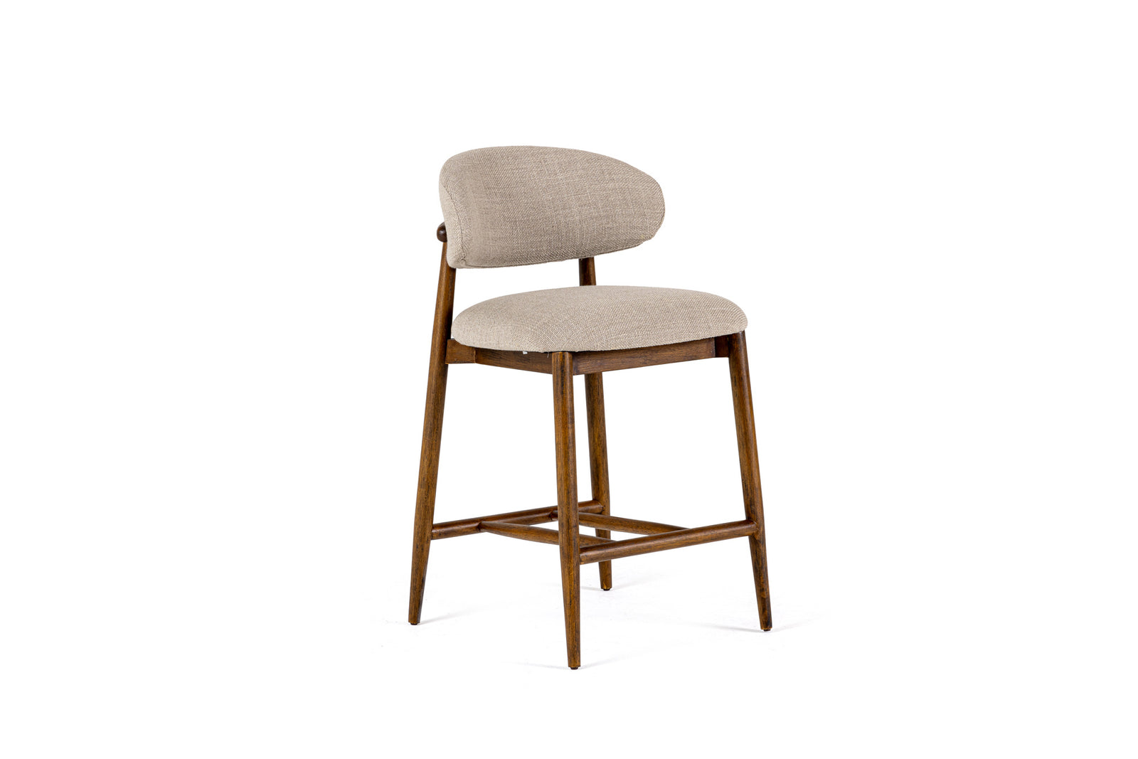 Blum - Modern Beige Linen Counter Chair