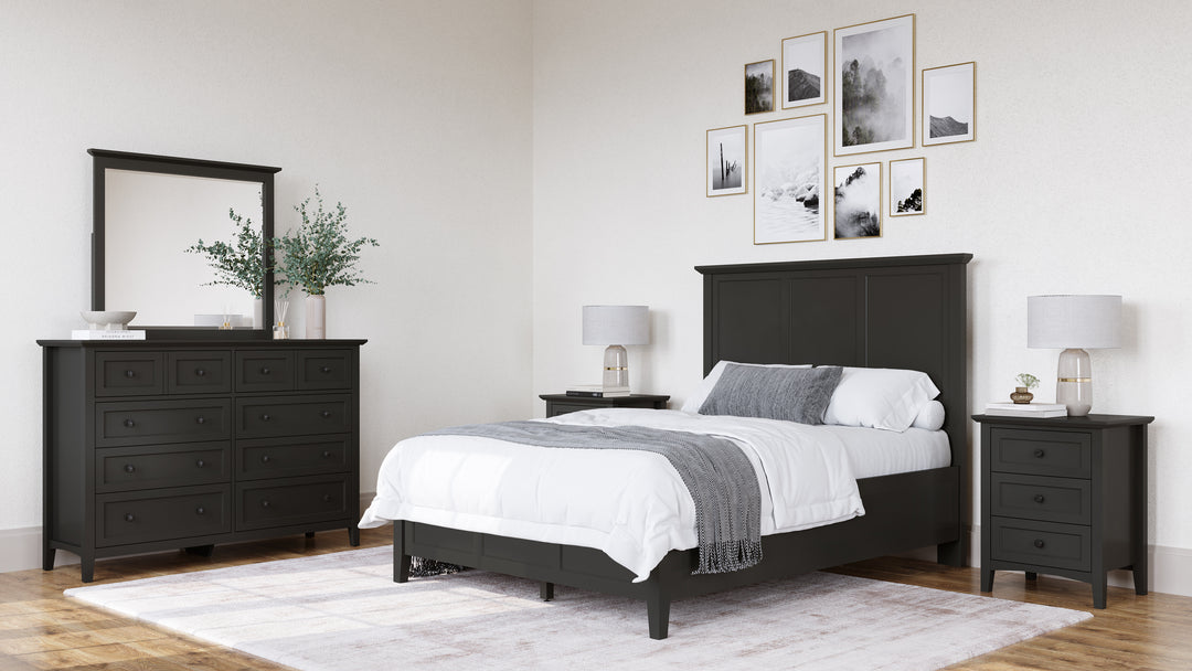 Modus Furniture Pnrb82A Grace Eight Drawer Dresser In Raven Black 2024