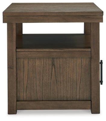 Boardernest End Table - Dark Brown End Table modern furniture Contempo Furniture