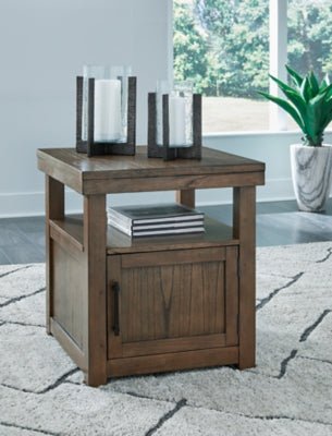 Boardernest End Table - Dark Brown End Table modern furniture Contempo Furniture