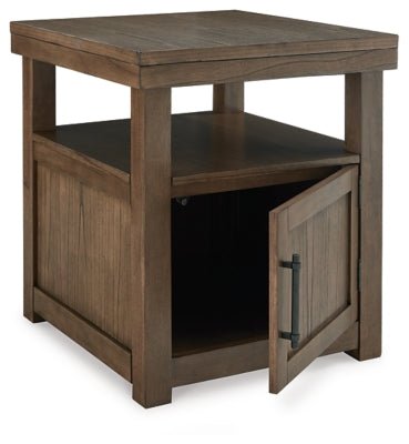 Boardernest End Table - Dark Brown End Table modern furniture Contempo Furniture