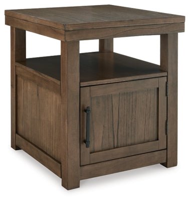 Boardernest End Table - Dark Brown End Table modern furniture Contempo Furniture