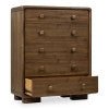 Boka Five Drawer Acacia Wood Chest in Impala Chest modern furniture Contempo Furniture