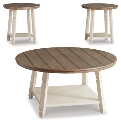 Bolanbrook Table (Set of 3) - White Table Set modern furniture Contempo Furniture
