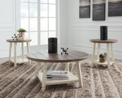 Bolanbrook Table (Set of 3) - White Table Set modern furniture Contempo Furniture