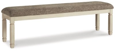Bolanburg 65" Dining Bench - Beige Upholstered Bench modern furniture Contempo Furniture