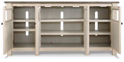 Bolanburg 74" TV Stand - White TV Stand modern furniture Contempo Furniture