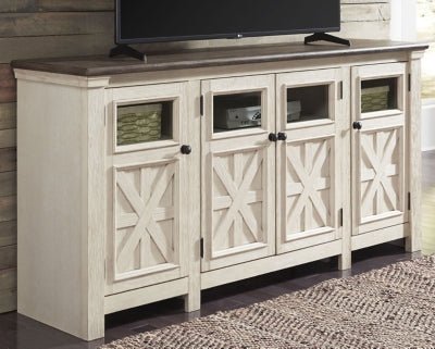 Bolanburg 74" TV Stand - White TV Stand modern furniture Contempo Furniture