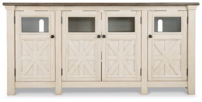 Bolanburg 74" TV Stand - White TV Stand modern furniture Contempo Furniture