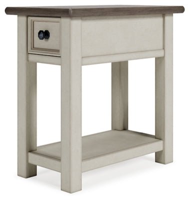 Bolanburg Chairside End Table - White Chair Side Table modern furniture Contempo Furniture