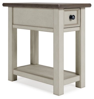 Bolanburg Chairside End Table - White Chair Side Table modern furniture Contempo Furniture