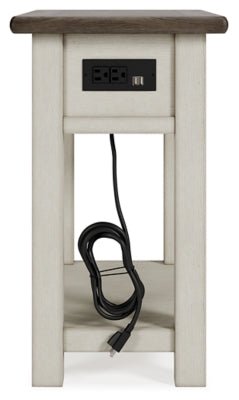 Bolanburg Chairside End Table - White Chair Side Table modern furniture Contempo Furniture