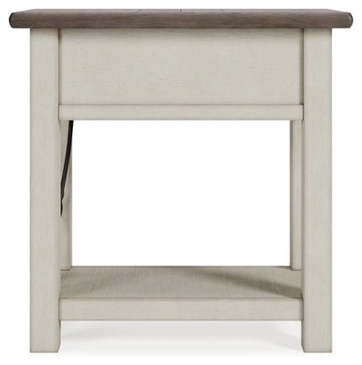 Bolanburg Chairside End Table - White Chair Side Table modern furniture Contempo Furniture