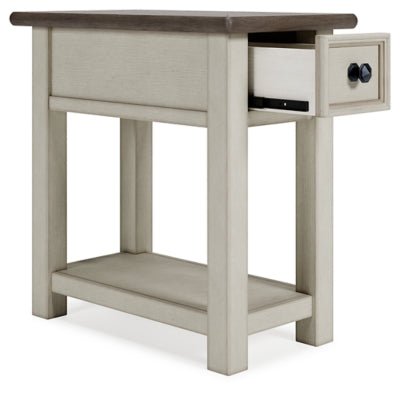 Bolanburg Chairside End Table - White Chair Side Table modern furniture Contempo Furniture