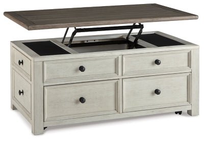 Bolanburg Coffee Table with Lift Top - White Cocktail Table modern furniture Contempo Furniture