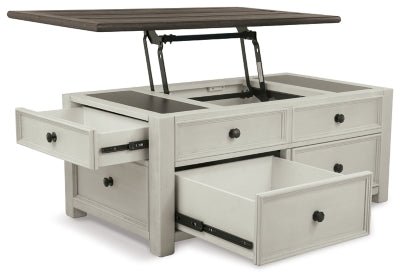 Bolanburg Coffee Table with Lift Top - White Cocktail Table modern furniture Contempo Furniture