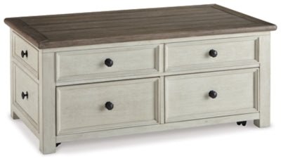 Bolanburg Coffee Table with Lift Top - White Cocktail Table modern furniture Contempo Furniture