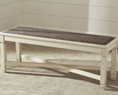 Bolanburg Dining Bench - Beige Upholstered Bench modern furniture Contempo Furniture
