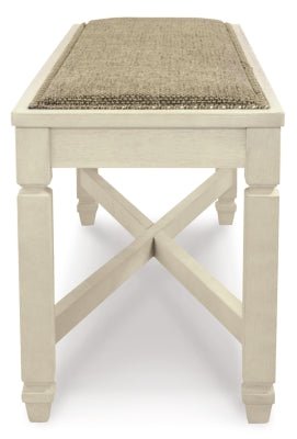 Bolanburg Dining Bench - Beige Upholstered Bench modern furniture Contempo Furniture