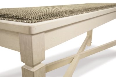 Bolanburg Dining Bench - Beige Upholstered Bench modern furniture Contempo Furniture