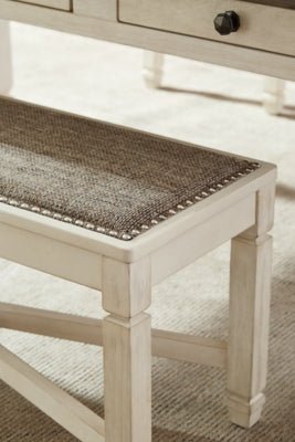 Bolanburg Dining Bench - Beige Upholstered Bench modern furniture Contempo Furniture