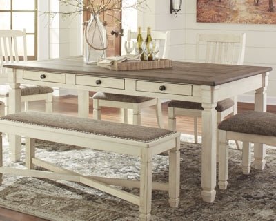 Bolanburg Dining Table - Beige Dining Table modern furniture Contempo Furniture