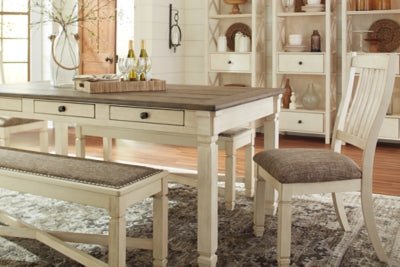 Bolanburg Dining Table - Beige Dining Table modern furniture Contempo Furniture