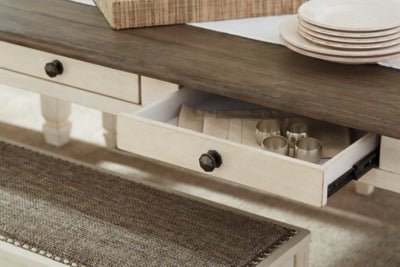 Bolanburg Dining Table - Beige Dining Table modern furniture Contempo Furniture