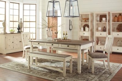 Bolanburg Dining Table - Beige Dining Table modern furniture Contempo Furniture