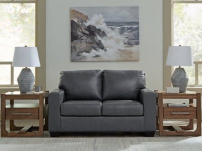 Bolsena Loveseat - Blue Stationary Loveseat modern furniture Contempo Furniture