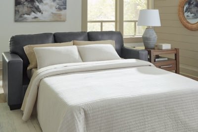 Bolsena Queen Sofa Sleeper - Blue Sleeper Sofa modern furniture Contempo Furniture