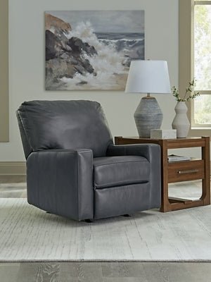 Bolsena Recliner - Blue Rocker Chair modern furniture Contempo Furniture