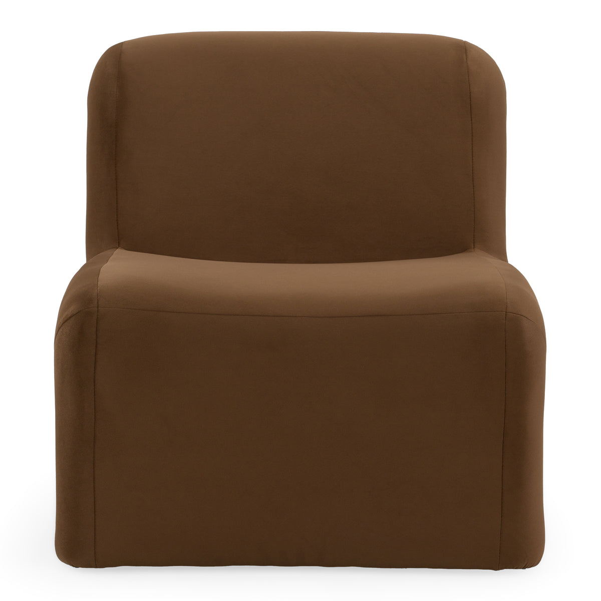 Bondi - Modern Brown Velvet Accent Chair