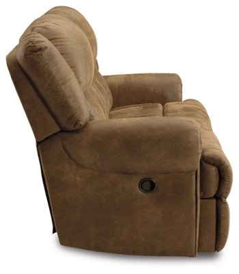 Boothbay Reclining Sofa - Dark Brown Reclining Sofa modern furniture Contempo Furniture