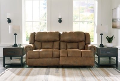 Boothbay Reclining Sofa - Dark Brown Reclining Sofa modern furniture Contempo Furniture