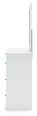 Bostwick Shoals Dresser and Mirror - White Dresser & Mirror modern furniture Contempo Furniture