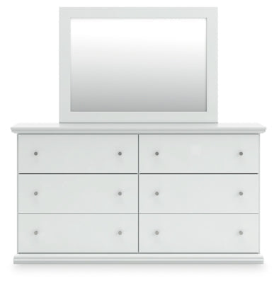 Bostwick Shoals Dresser and Mirror - White Dresser &amp; Mirror modern furniture Contempo Furniture
