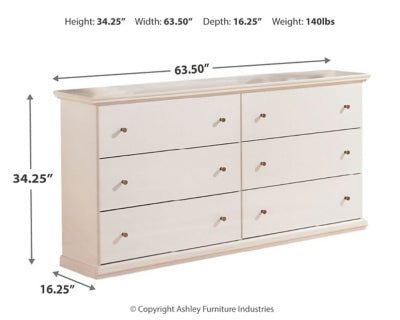 Bostwick Shoals Dresser - White Dresser modern furniture Contempo Furniture