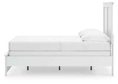 Bostwick Shoals Full Panel Bed - White Panel Bed modern furniture Contempo Furniture