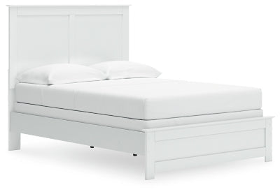 Bostwick Shoals Full Panel Bed - White Panel Bed modern furniture Contempo Furniture