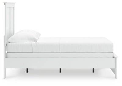 Bostwick Shoals Full Panel Bed - White Panel Bed modern furniture Contempo Furniture