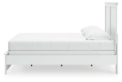 Bostwick Shoals King Panel Bed - White Panel Bed modern furniture Contempo Furniture