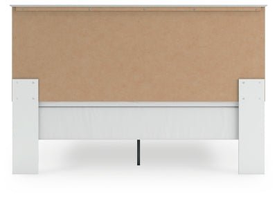Bostwick Shoals King Panel Bed - White Panel Bed modern furniture Contempo Furniture