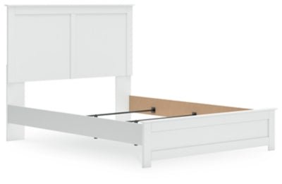 Bostwick Shoals Queen Panel Bed - White Panel Bed modern furniture Contempo Furniture