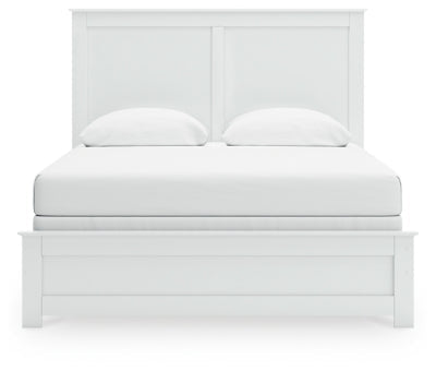 Bostwick Shoals Queen Panel Bed - White Panel Bed modern furniture Contempo Furniture