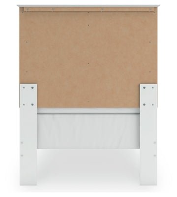 Bostwick Shoals Twin Panel Bed - White Panel Bed modern furniture Contempo Furniture