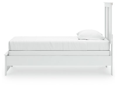 Bostwick Shoals Twin Panel Bed - White Panel Bed modern furniture Contempo Furniture